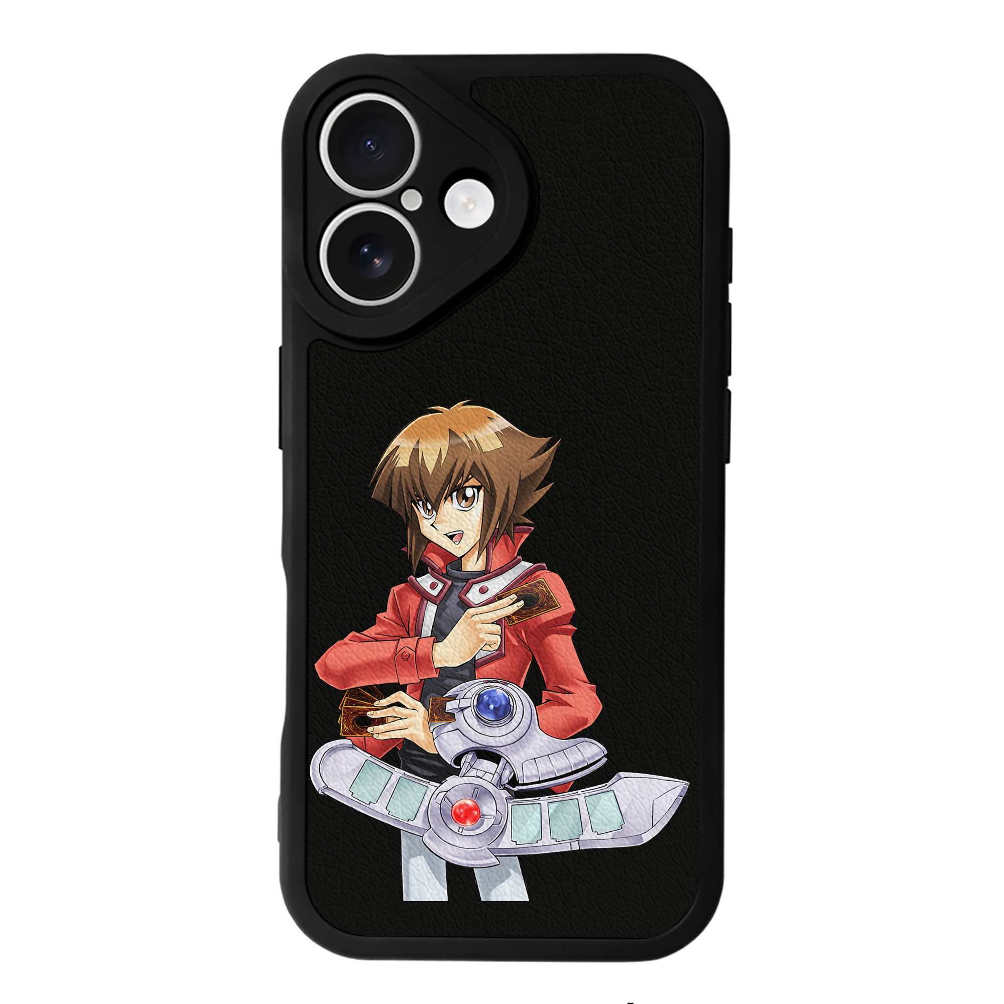 遊☆戯☆王 Yu-Gi-Oh! 【iPhone 16シリーズ対応】シリコンスマホケース（レザー調） 材質：シリコン